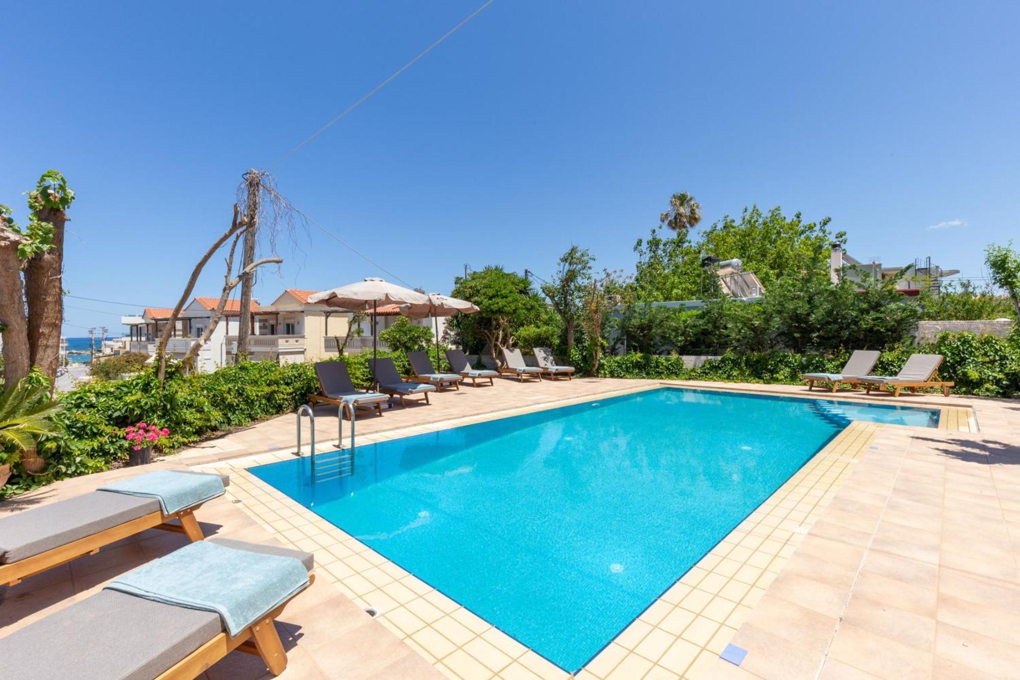 Apartment mit Gartenblick